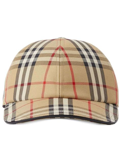 burberry plaid baseball cap|burberry baseball cap women's.